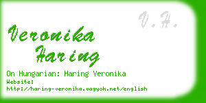 veronika haring business card